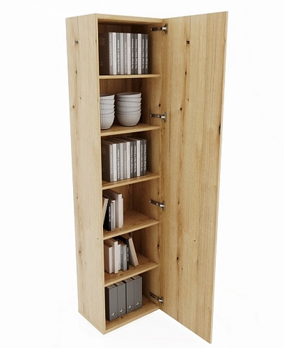 Шкаф 1 дверный напольный L-220