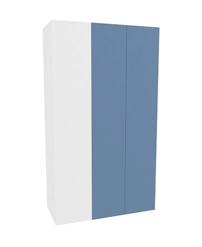 Шкаф со складными дверьми и фальш панелью, фасады в эмали LE206 L/R