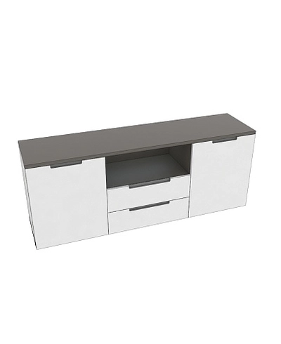 Тумба напольная с подсветкой, фасады в эмали LE504