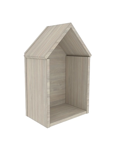 Полка-домик навесная L303