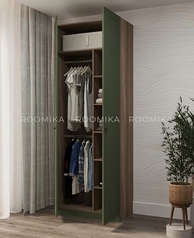 Шкаф двухдверный узкий A210.44-4