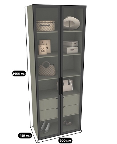 Шкаф с встроенными ящиками R214.2