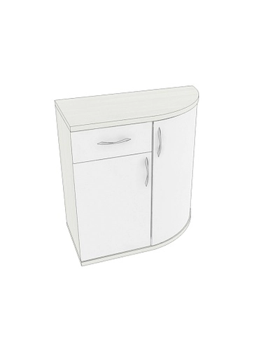 Тумба с ящиком радиусная P872 L/R