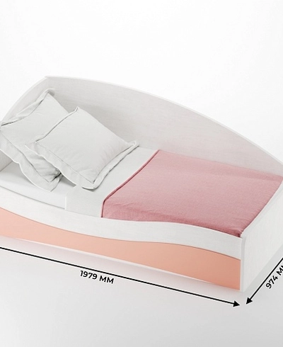 Кровать односпальная P901 с подъемным механизмом, 90x190