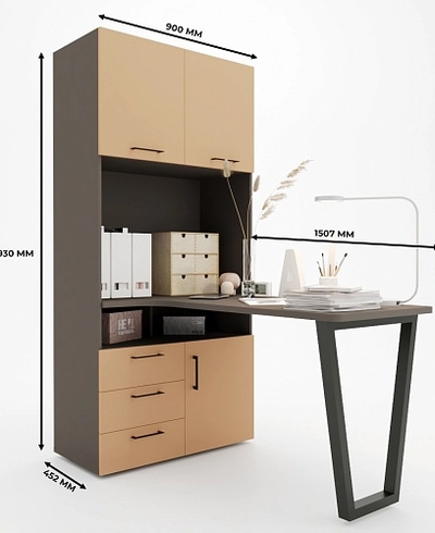 Cтол-стеллаж L402 L/R