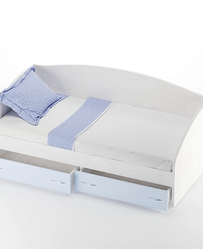 Кровать односпальная с ящиками P902N, 90x190