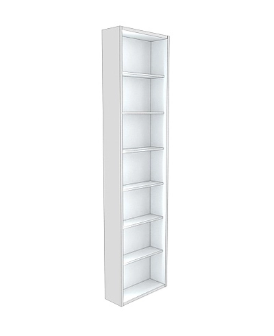 Стеллаж завершающий с подсветкой L231.60