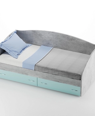 Кровать односпальная с ящиками P902N, 90x190