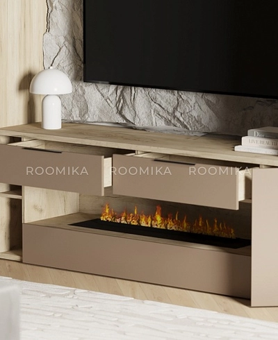 Тумба ТВ напольная с электрокамином LG551.450L/R