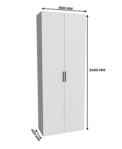 Шкаф двустворчатый LG-210.40-4