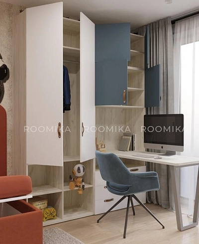 Шкаф однодверный с ящиками L223