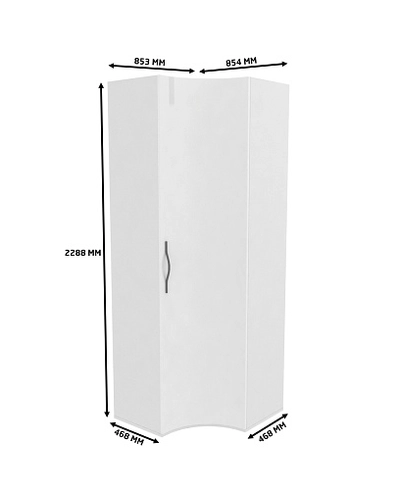 Шкаф угловой P218.1