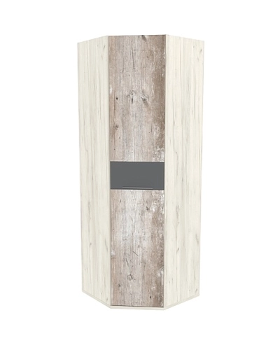 Шкаф угловой равносторонний со вставкой, фасады МДФ CG-218 L/R