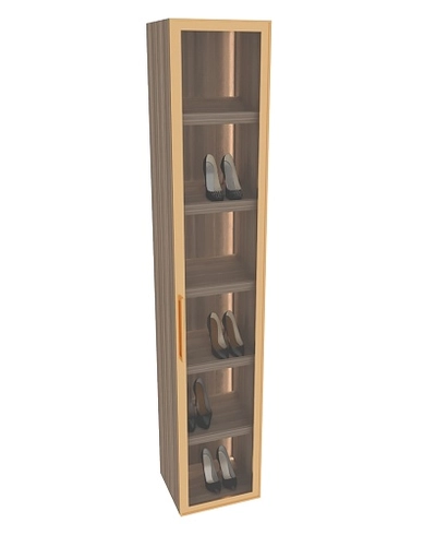 Шкаф для обуви в прихожую с подсветкой R280