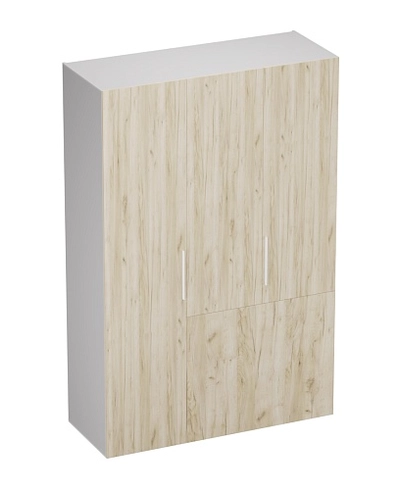 Шкаф двухдверный с фальш-стенкой и раздвижжными дверьми L205 L/R