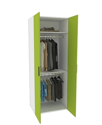 Шкаф двухдверный глубокий L210.60-1