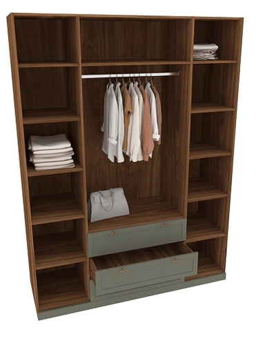 Шкаф четырехдверный для одежды A205-1.60
