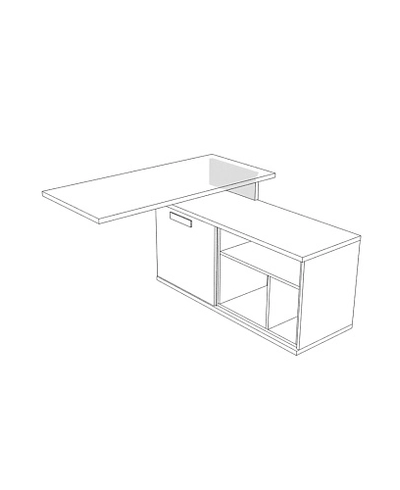 Опора для столешницы E0170 и тумбы TV E502, E506, E508