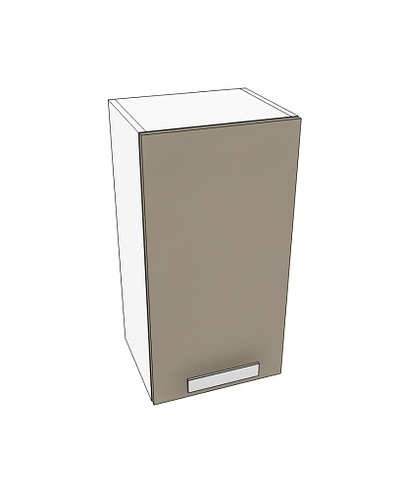 Навесная полка вертикальная с фасадом  2 ниши E312