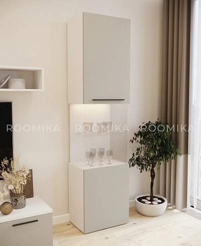 Шкаф напольный с подсветкой L225 L/R