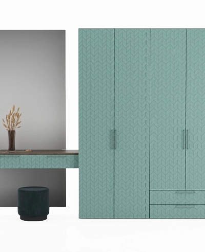 Лацио прихожая фрезерованные фасады в эмали 14