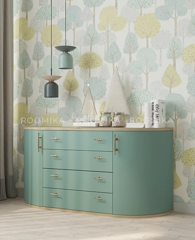 Комод радиусный на 1600 мм P746