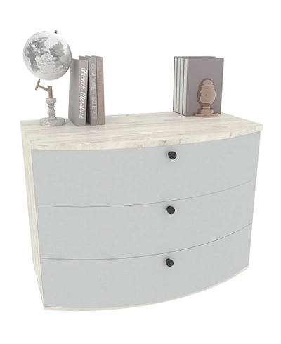 Комод радиусный 3 ящика P703