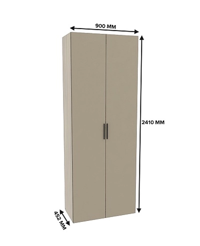 Шкаф двухдверный узкий L210.44-4
