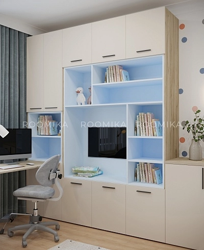 Шкаф книжный с нишей L228.44