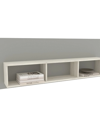 Полка навесная с задней панелью R128.6