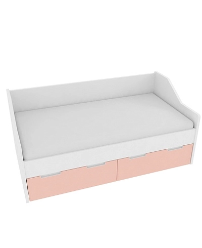 Кровать односпальная, фасады в эмали LE902.160, 80x160