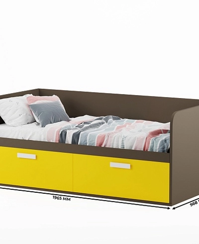 Кровать односпальная E902.9, 90x190