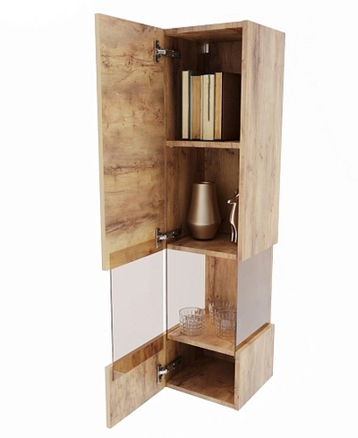 Шкаф навесной, со стеклом L-381.2