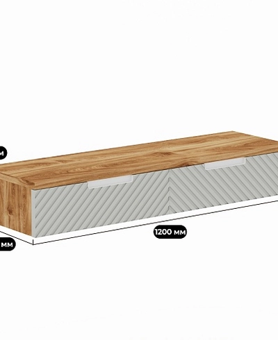 Туалетный столик, фасады в эмали LE-515