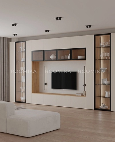 Шкаф-витрина с подсветкой R252