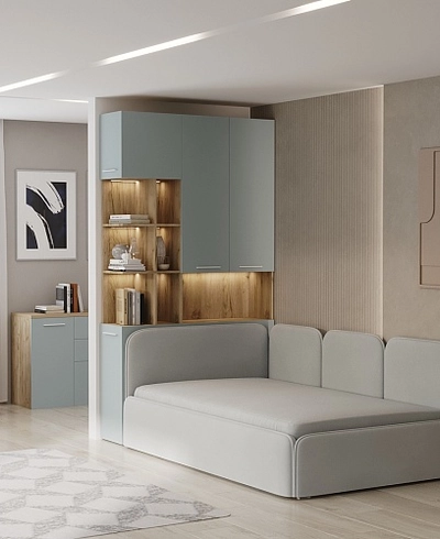 Шкаф с нишей с подсветкой L212.3