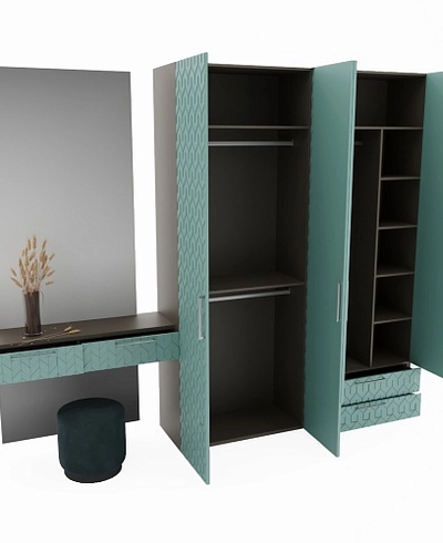 Лацио прихожая фрезерованные фасады в эмали 14