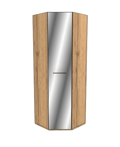 Шкаф угловой равносторонний с зеркалом C-218Z L/R