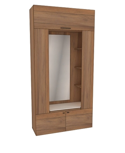 Секция с зеркалом и полками с подсветкой L408