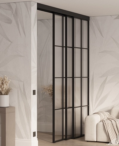 Раздвижная перегородка-купе, стекло Мору GRACE 13
