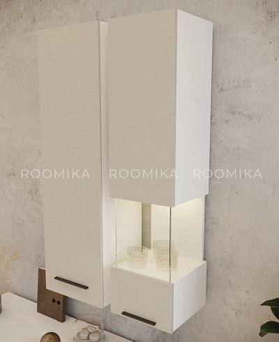 Шкаф навесной со стеклом, с подсветкой L381.2