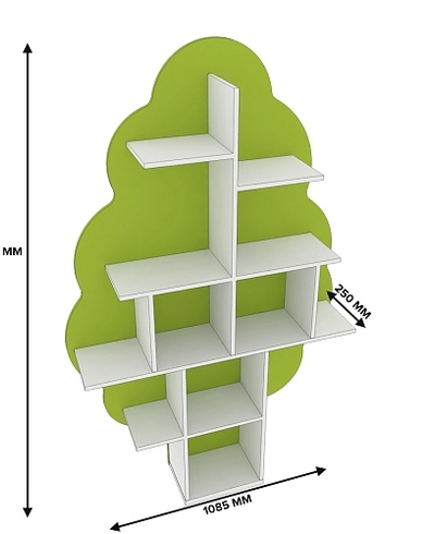Полка напольная "Дерево" L410