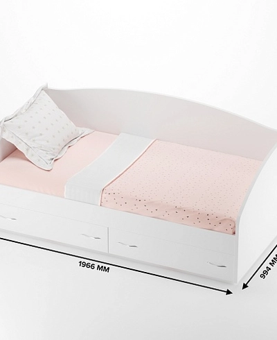 Кровать односпальная с ящиками P902N, 90x190