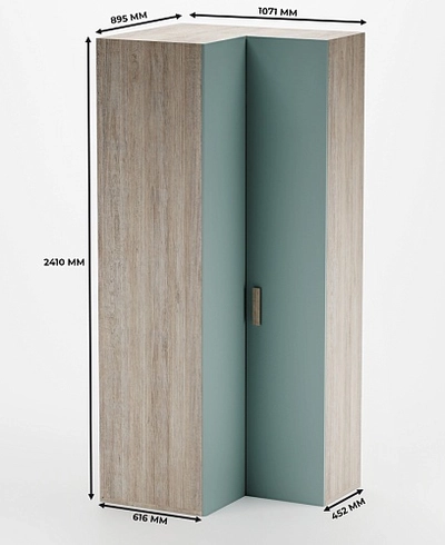 Шкаф угловой L207 L/R