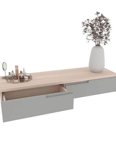 Туалетный столик, фасады в эмали LE-515