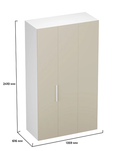 Шкаф со складными дверьми и фальш панелью L206 L/R