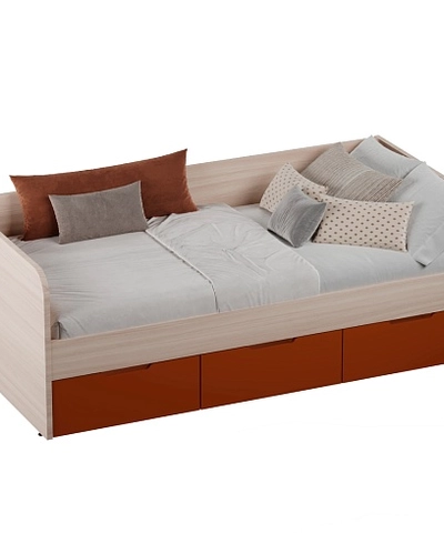 Кровать односпальная L913.90, 90x190