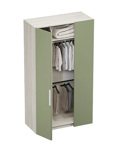 Шкаф со складными дверьми и фальш панелью LG206 L/R