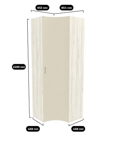 Шкаф угловой P218.1