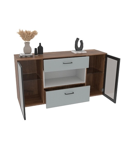 Комод с стеклом и нишей с подсветкой R712.1